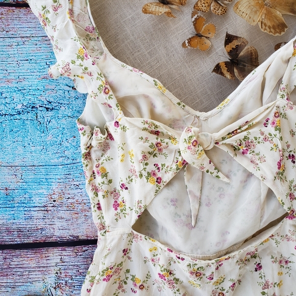 NWT Ralph Lauren Floral Tie Back Wide Leg Jumpsuit - Picture 10 of 12